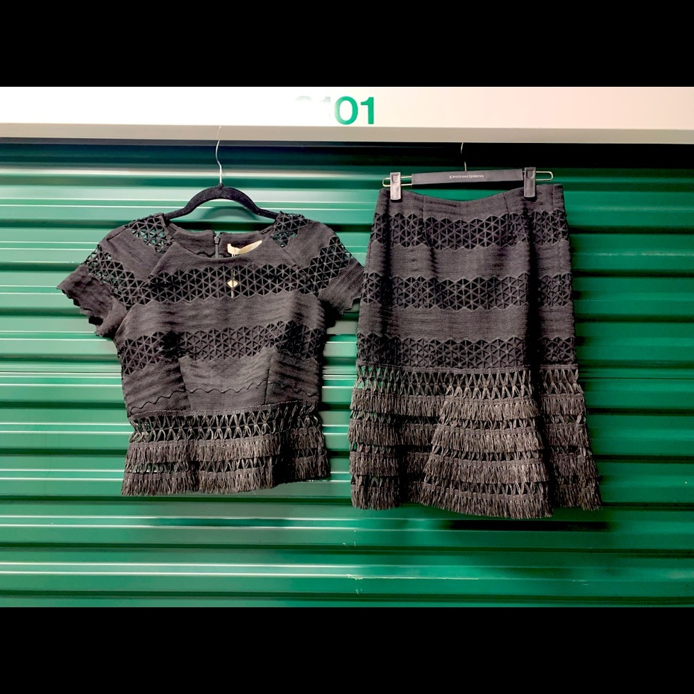 NEW! Jonathan Simkhai matching raffia set